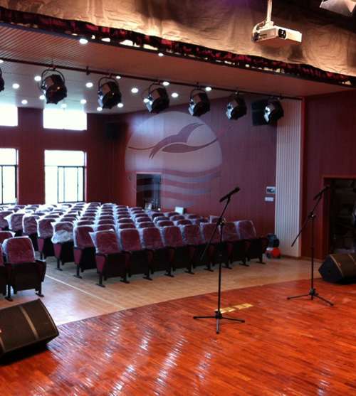 學校禮堂（táng）環保吸音板工程